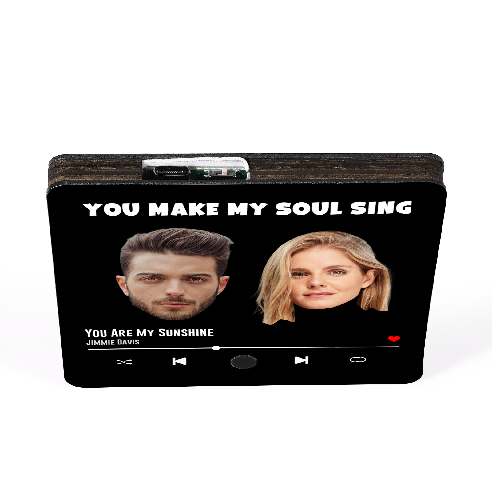 Personalised Music Fridge Magnet You Make My Soul Sing Gift for Couple
