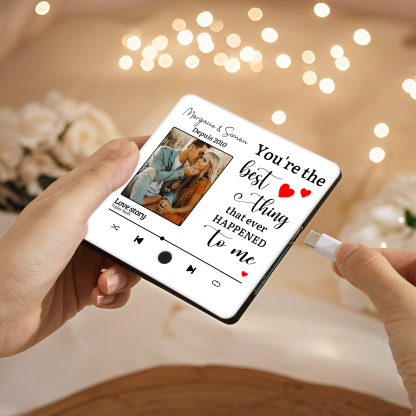 Personalised Music Fridge Magnets You are the Best Thing That Ever Happened to Me Gift for Couples