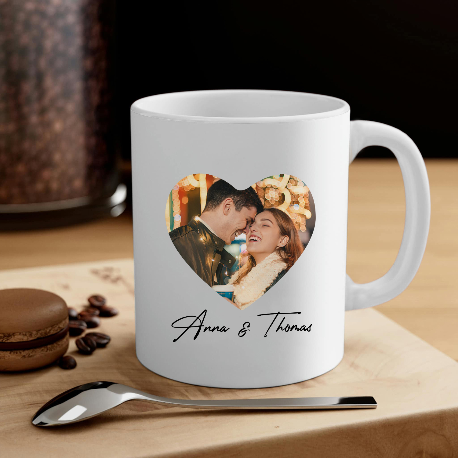 Personalised Photo Mug I am Crazy About You Every Day Valentines Day Gift for Him or Her
