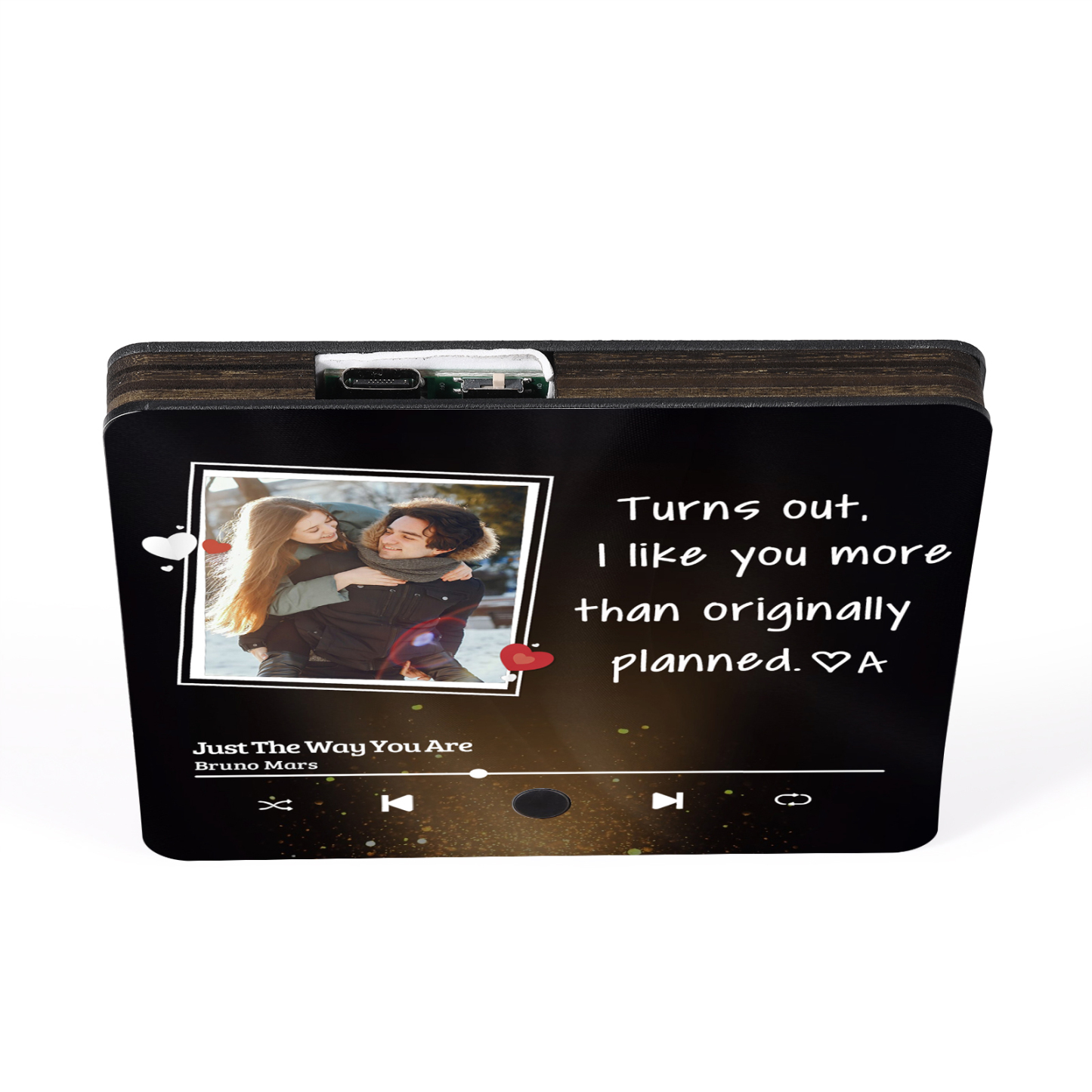 Personalised Fridge Magnet Turns Out I Like You MoreThan Originally Planned Custom Photo Keepsake Gift for Couple