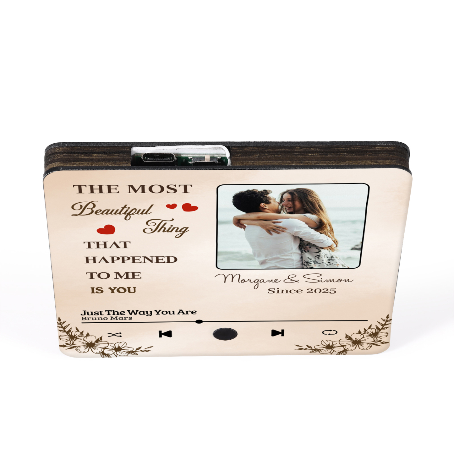 Personalised Photo Fridge Magnet The Most Beautiful Thing That Happened to Me Is You Gift For Couple
