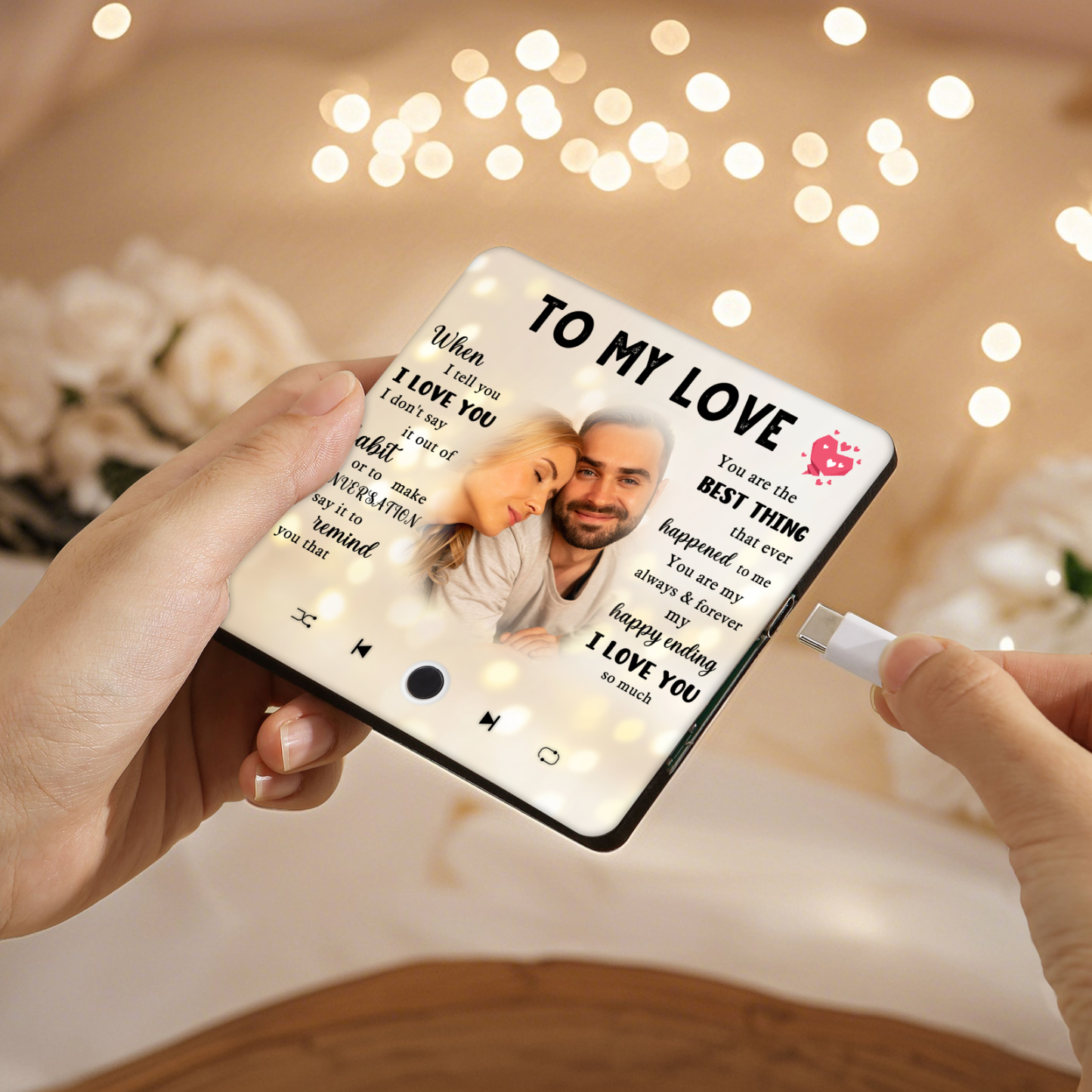 Personalised Photo Fridge Magnet To My Love You Are The Best Thing That Ever Happened To Me Romantic Gift for Couples | Jessemde