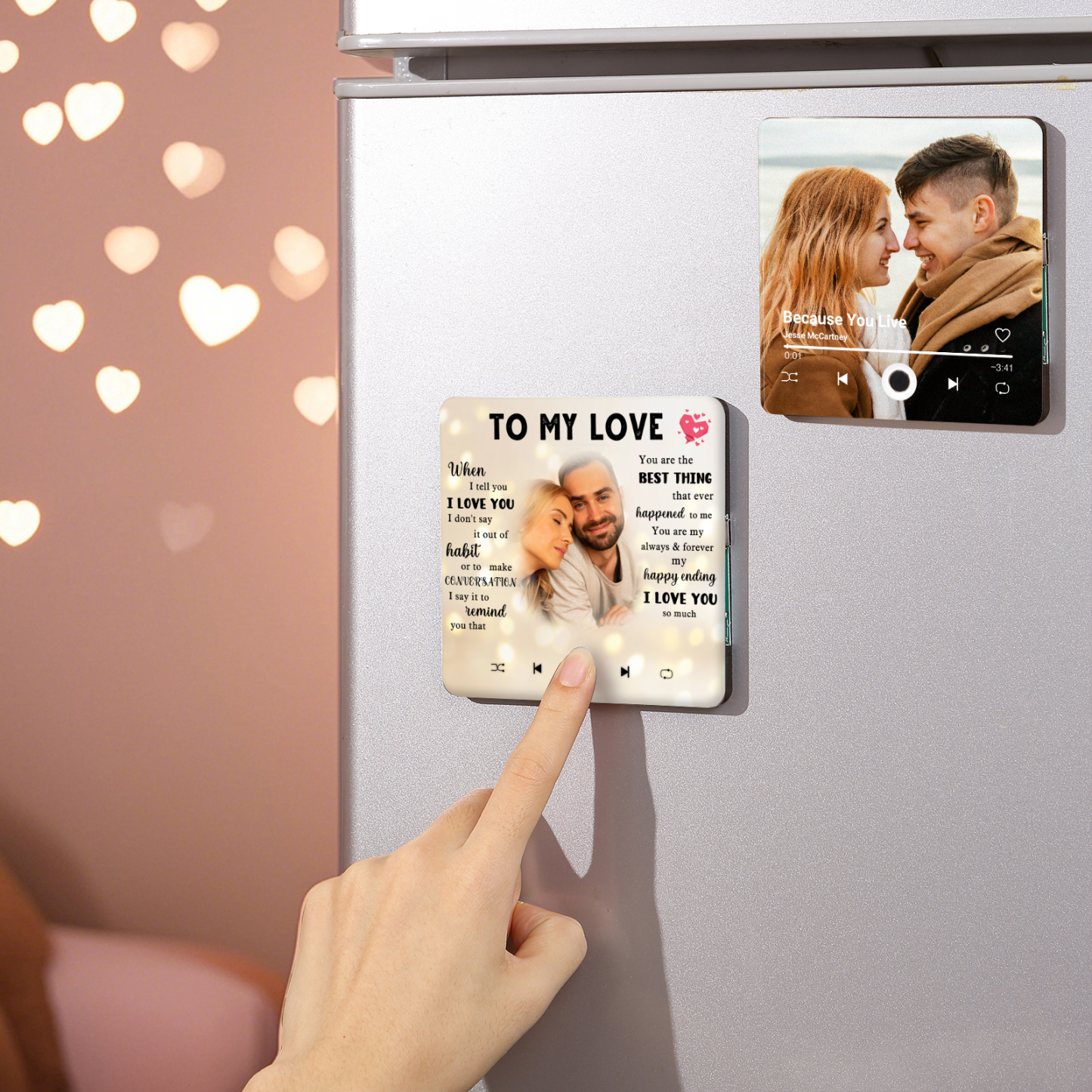 Personalised Photo Fridge Magnet To My Love You Are The Best Thing That Ever Happened To Me Romantic Gift for Couples | Jessemde