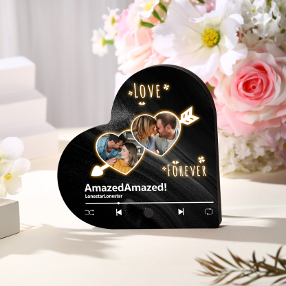 Personalised Heart-Shaped Fridge Magnet An Arrow Through the Heart Valentine’s Day Gift