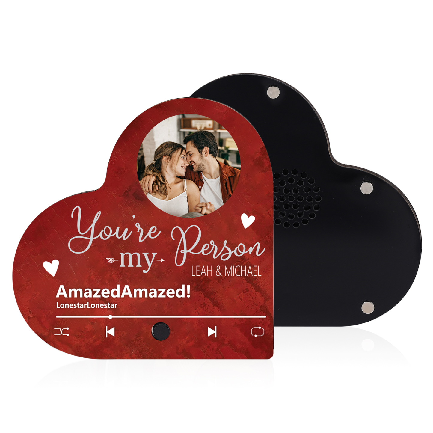 Personalised Heart-Shaped Fridge Magnet You’re My Person Valentine’s Day Gift