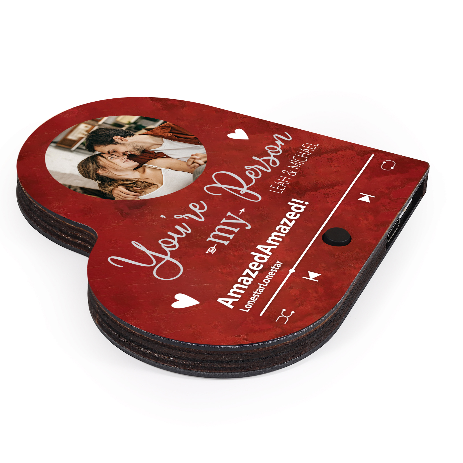 Personalised Heart-Shaped Fridge Magnet You’re My Person Valentine’s Day Gift