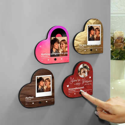 Personalised Heart-Shaped Fridge Magnet You’re My Person Valentine’s Day Gift