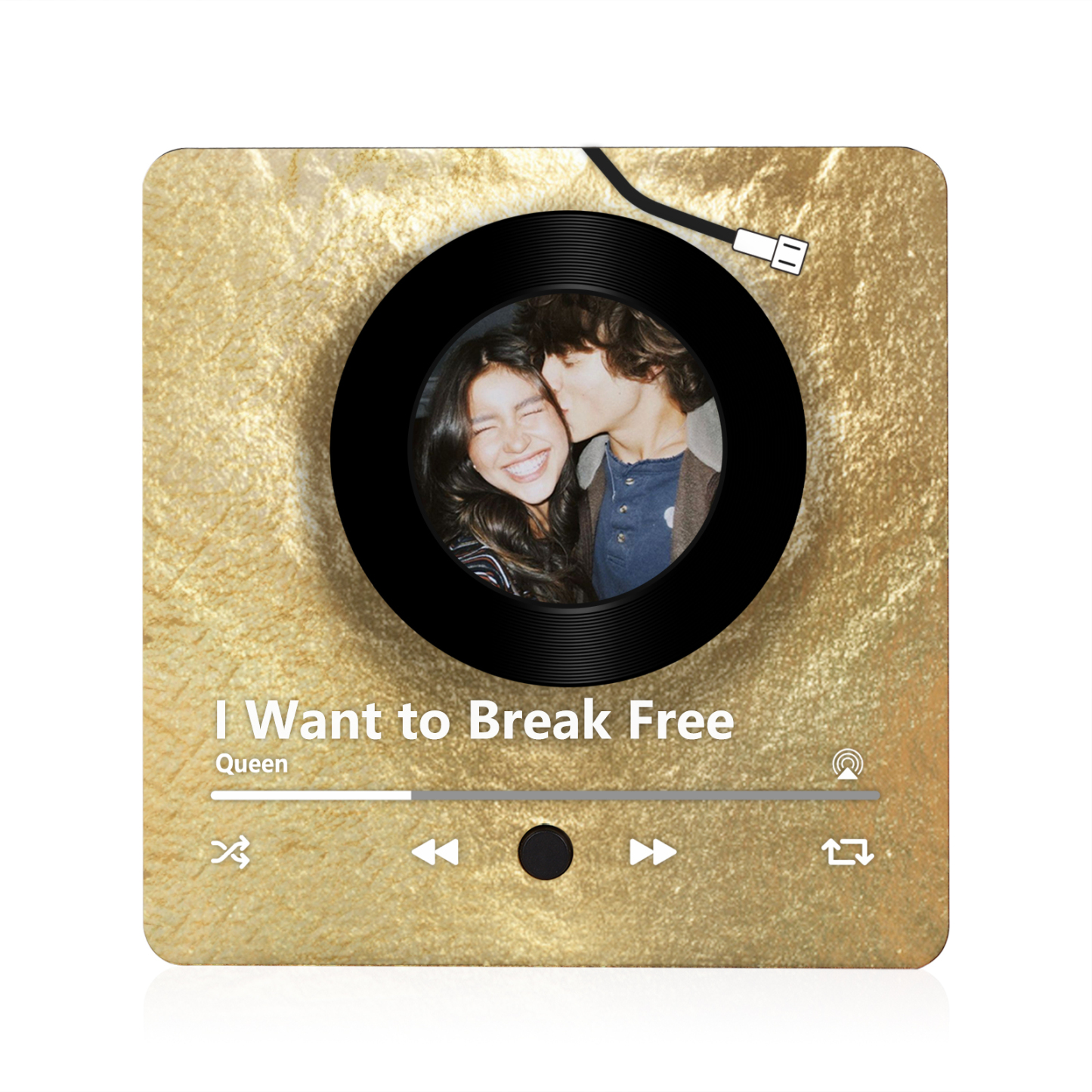 Personalised Fridge Magnet with Music Custom Photo Home Decoration Gif