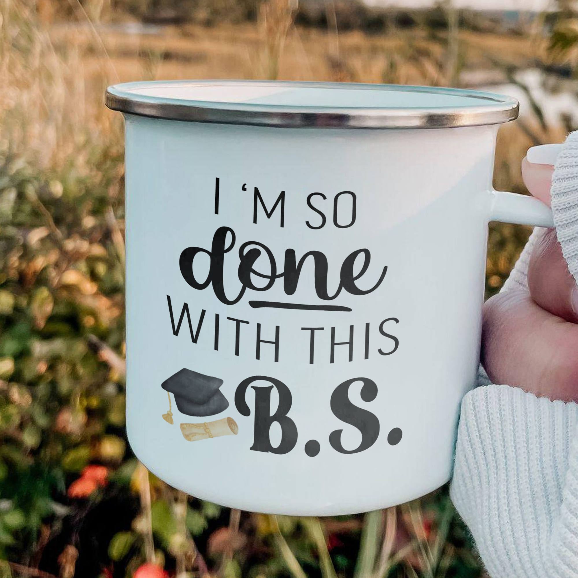 Personalised Graduation Mug with Name, School & Year | Jessemade