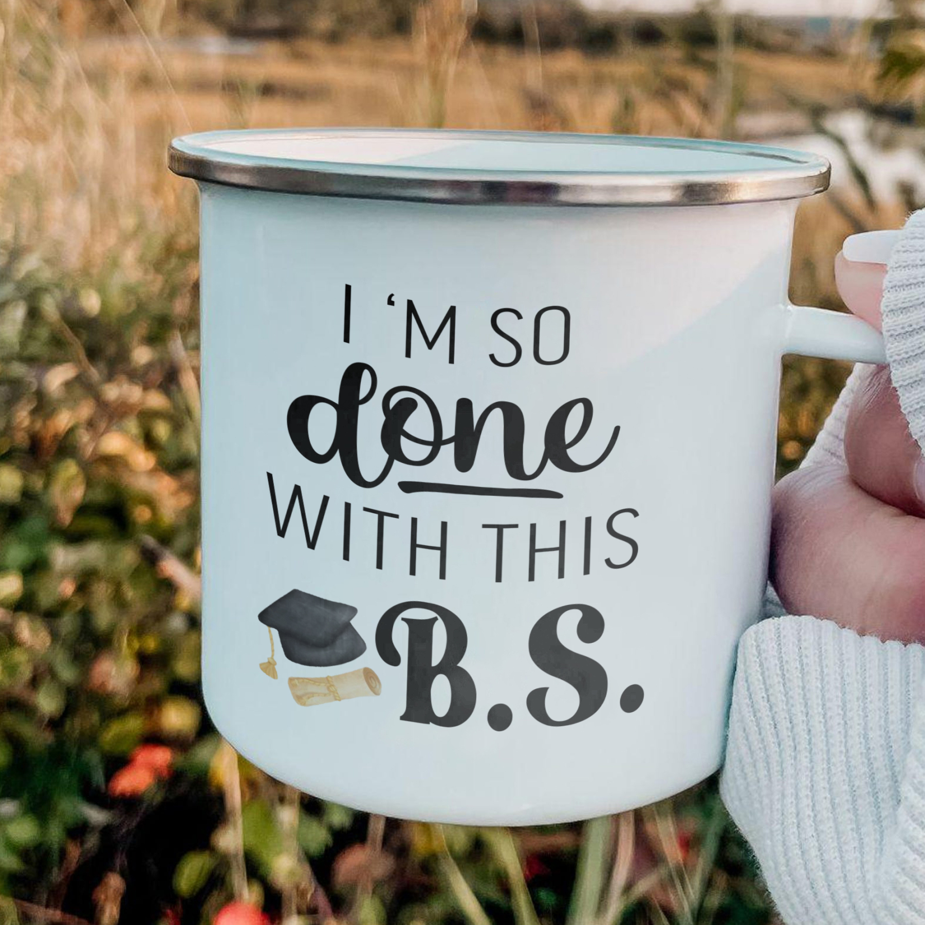 Personalised Graduation Mug with Name, School & Year | Jessemade