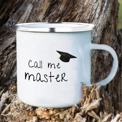 1 Text Personalised Stainless Steel Graduation Mug - Special Gift for Graduation| Jessemade