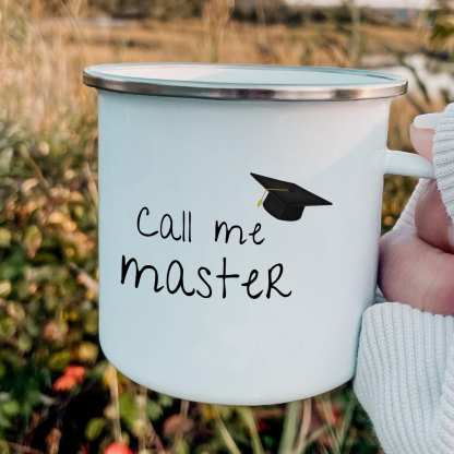 1 Text Personalised Stainless Steel Graduation Mug - Special Gift for Graduation| Jessemade