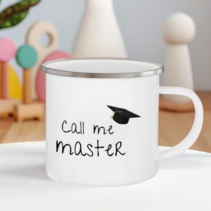 1 Text Personalised Stainless Steel Graduation Mug - Special Gift for Graduation| Jessemade