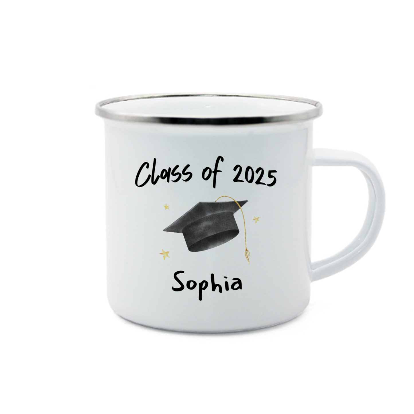 1 Name Personalised Stainless Steel Graduation Mug - Special Gift for Graduation | Jessemade