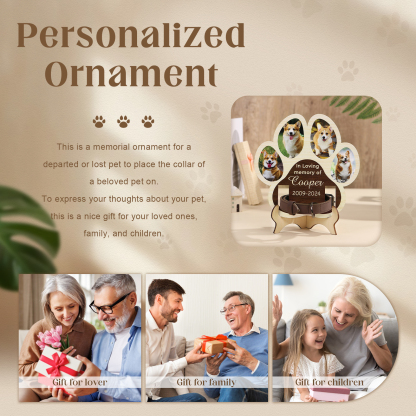 Personalised Pet Memorial Wooden Plaque A Loving Tribute to Cherished Pets