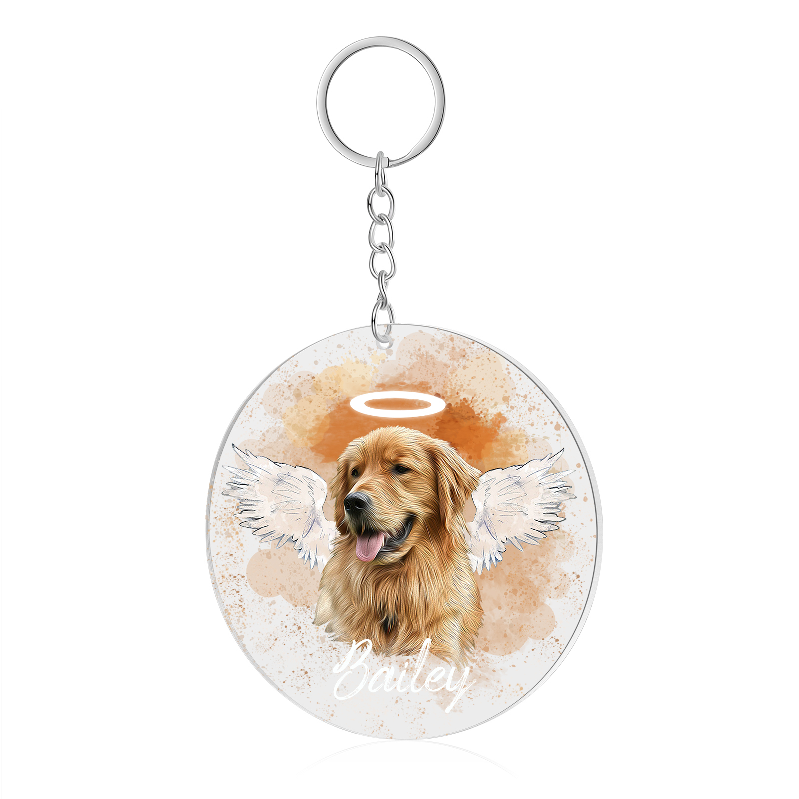 Personalised Pet Memorial Acrylic Ornament Custom with Photo & Name-Jessemade AU