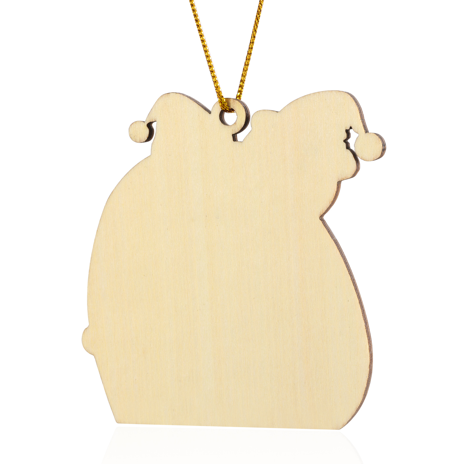 Personalised Wooden Bear Family Ornament with Custom 3 Names Heartwarming Christmas Gift-Jessemade AU
