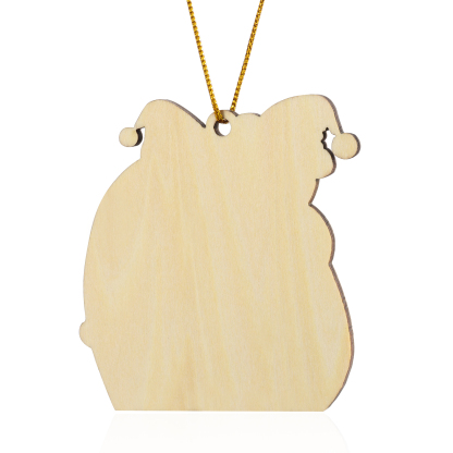 Personalised Wooden Bear Family Ornament with Custom 4 Names Heartwarming Christmas Gift-Jessemade AU