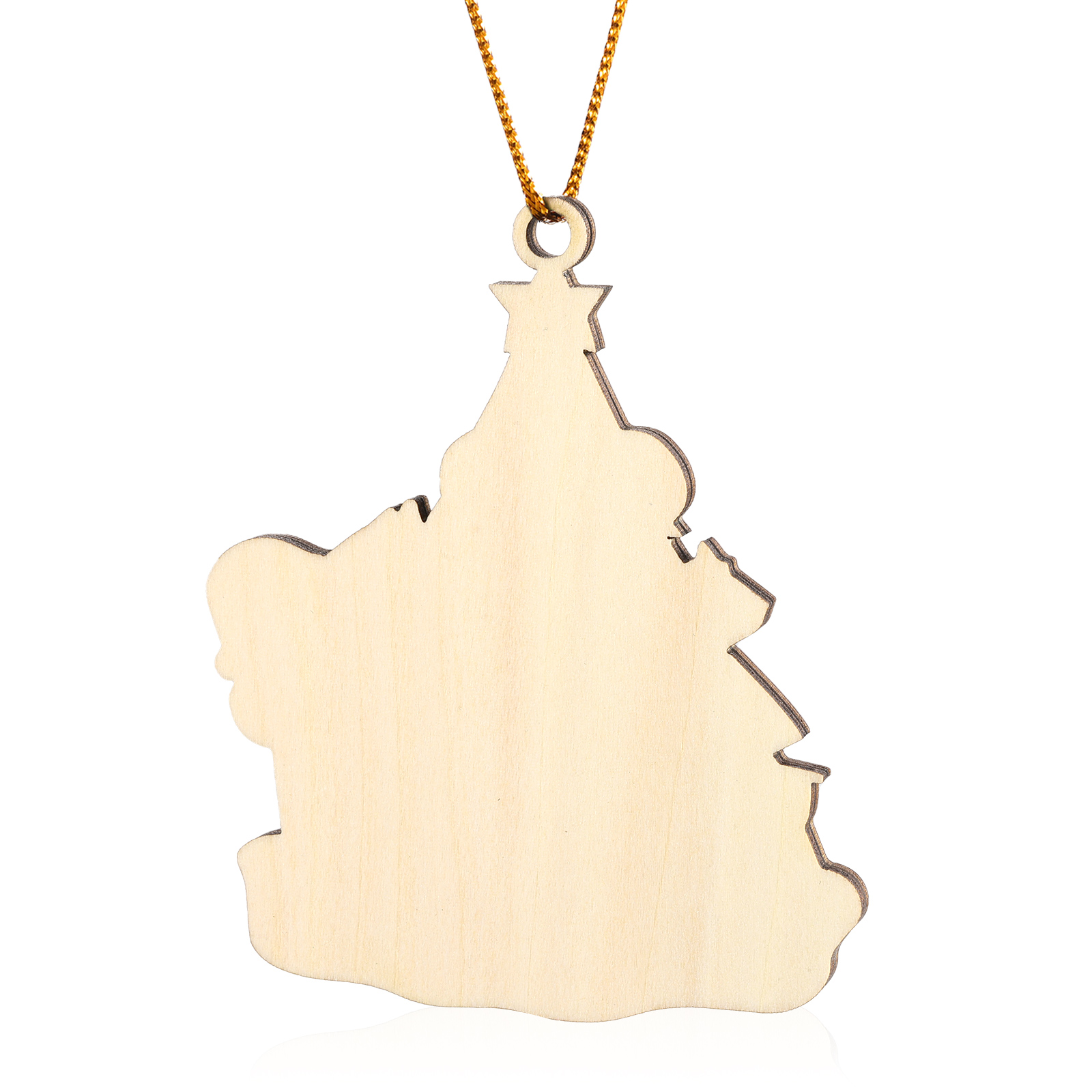 Personalised Wood Christmas Tree Family Ornament Custom with 3 Names Gift For Families-Jessemade AU