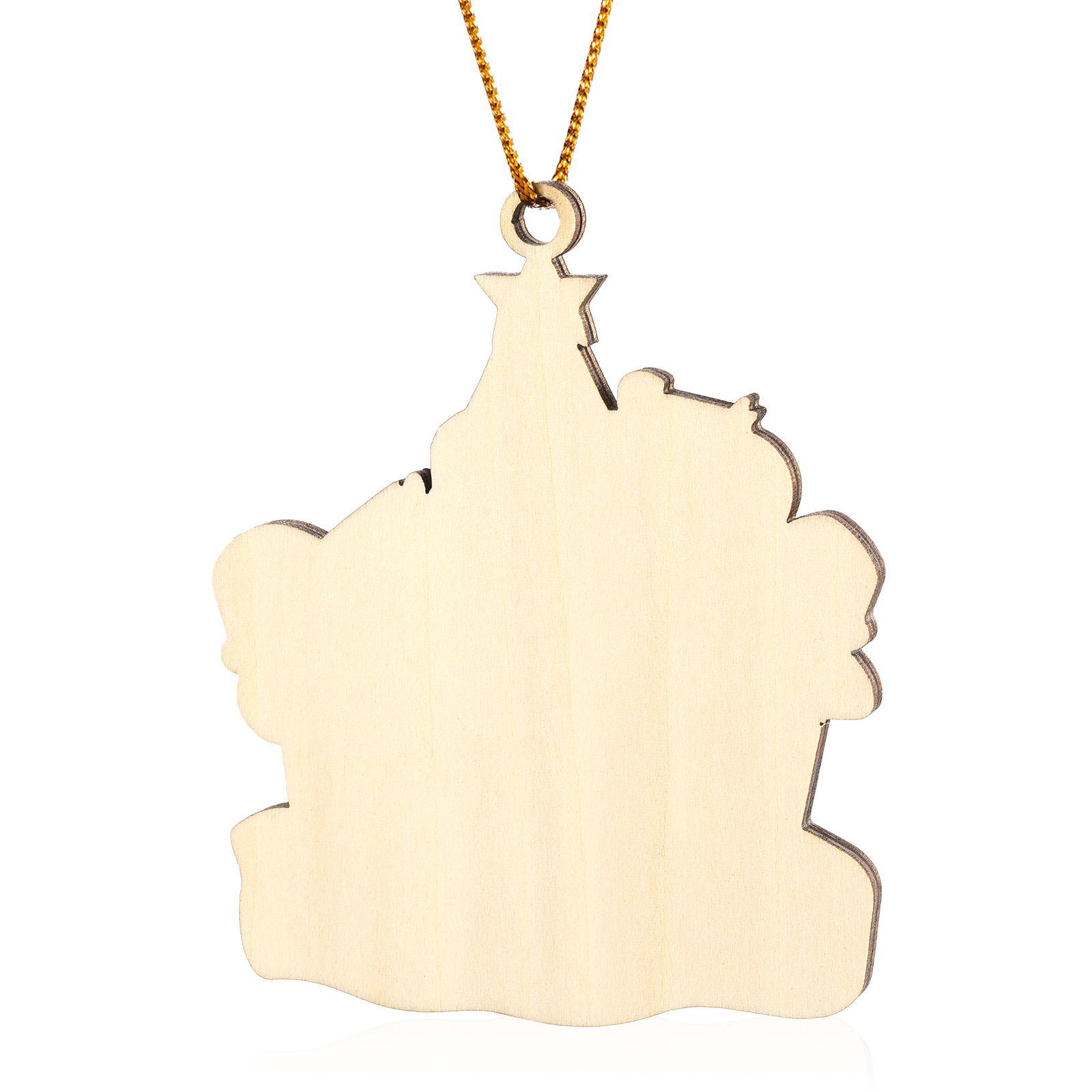 Personalised Wood Christmas Tree Family Ornament Custom with 5 Names Gift For Families-Jessemade AU