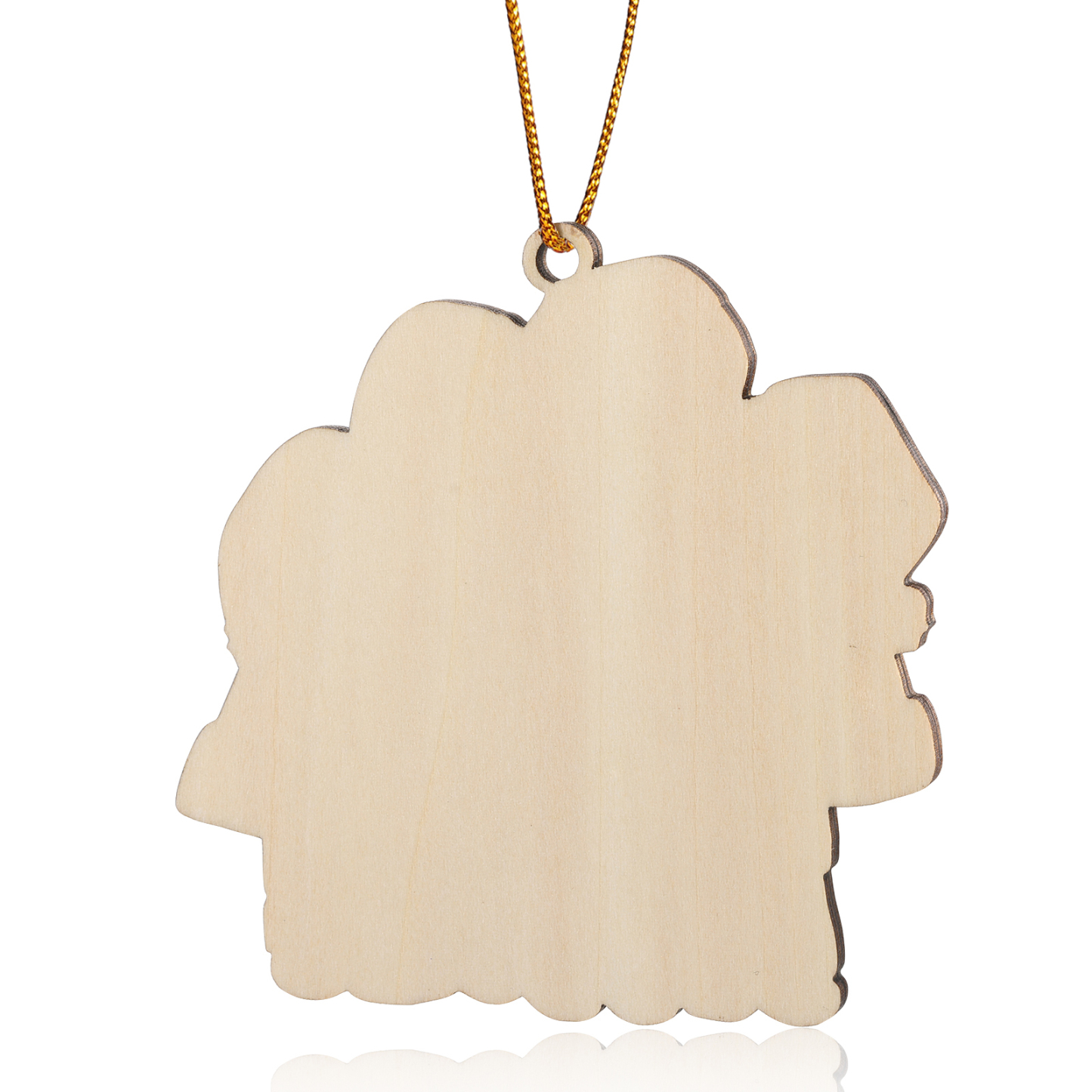 Personalised Wooden Christmas Ornament with Apron Mom & Cookie Customised 2-5 Names-Jessemade AU