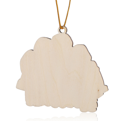 Personalised Wooden Christmas Ornament with Apron Mom & Cookie Customised 2-5 Names-Jessemade AU