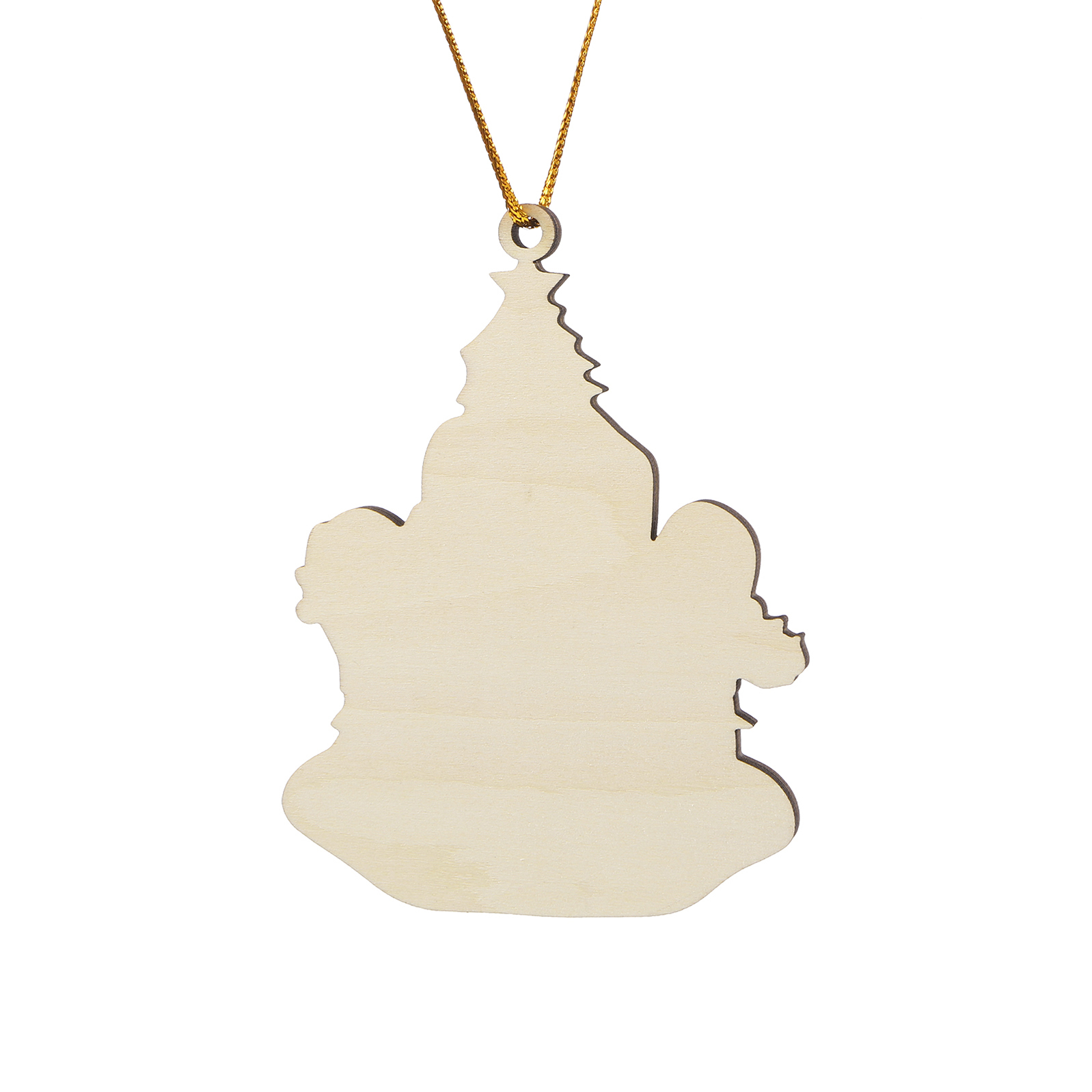 Grandparents Grandchildren Personalised Christmas Ornament with Custom 4 Names Family Wooden Ornament-Jessemade AU