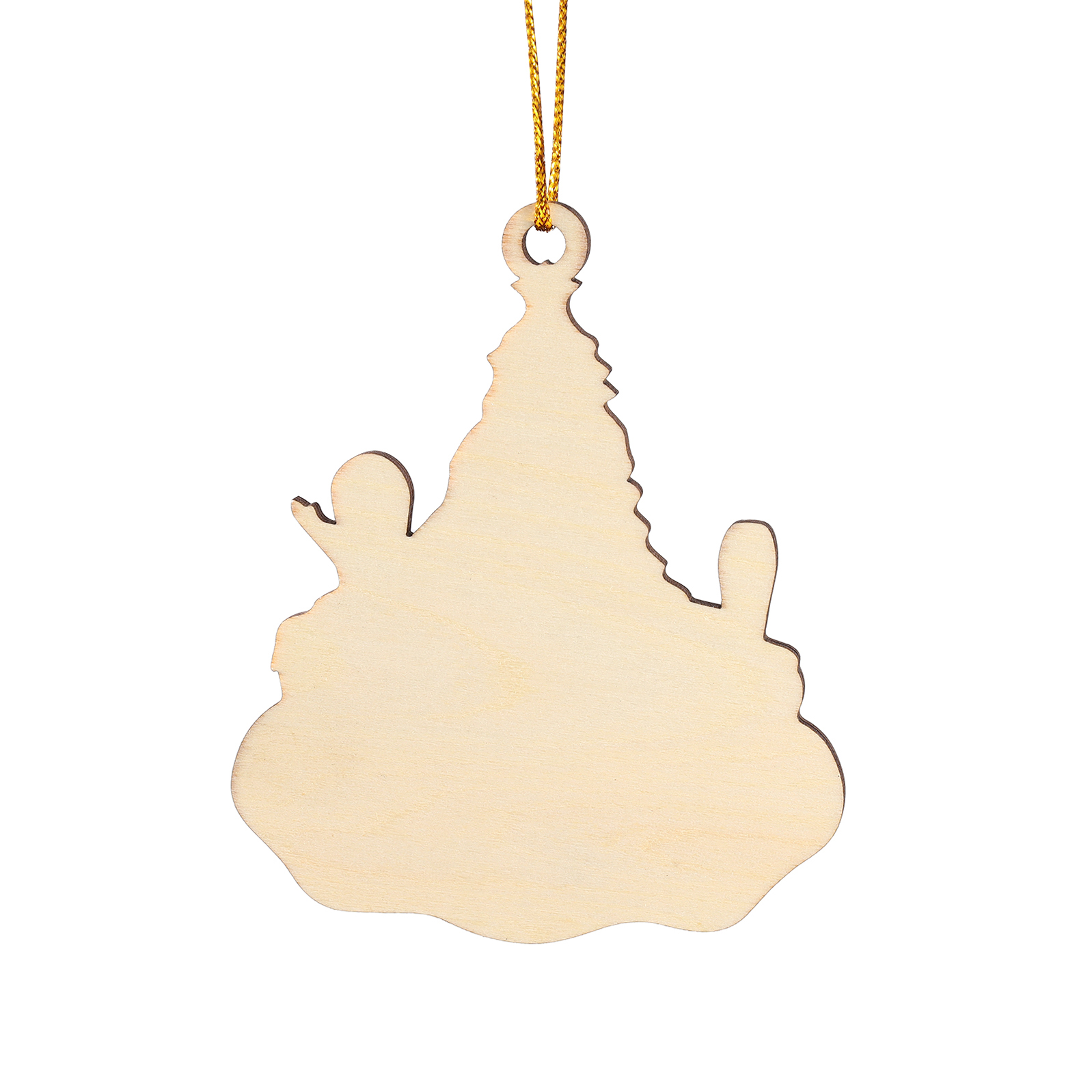 Personalised Wooden Family Christmas Ornament with Custom 3-4 Names Train and Christmas Tree Ornament-Jessemade AU