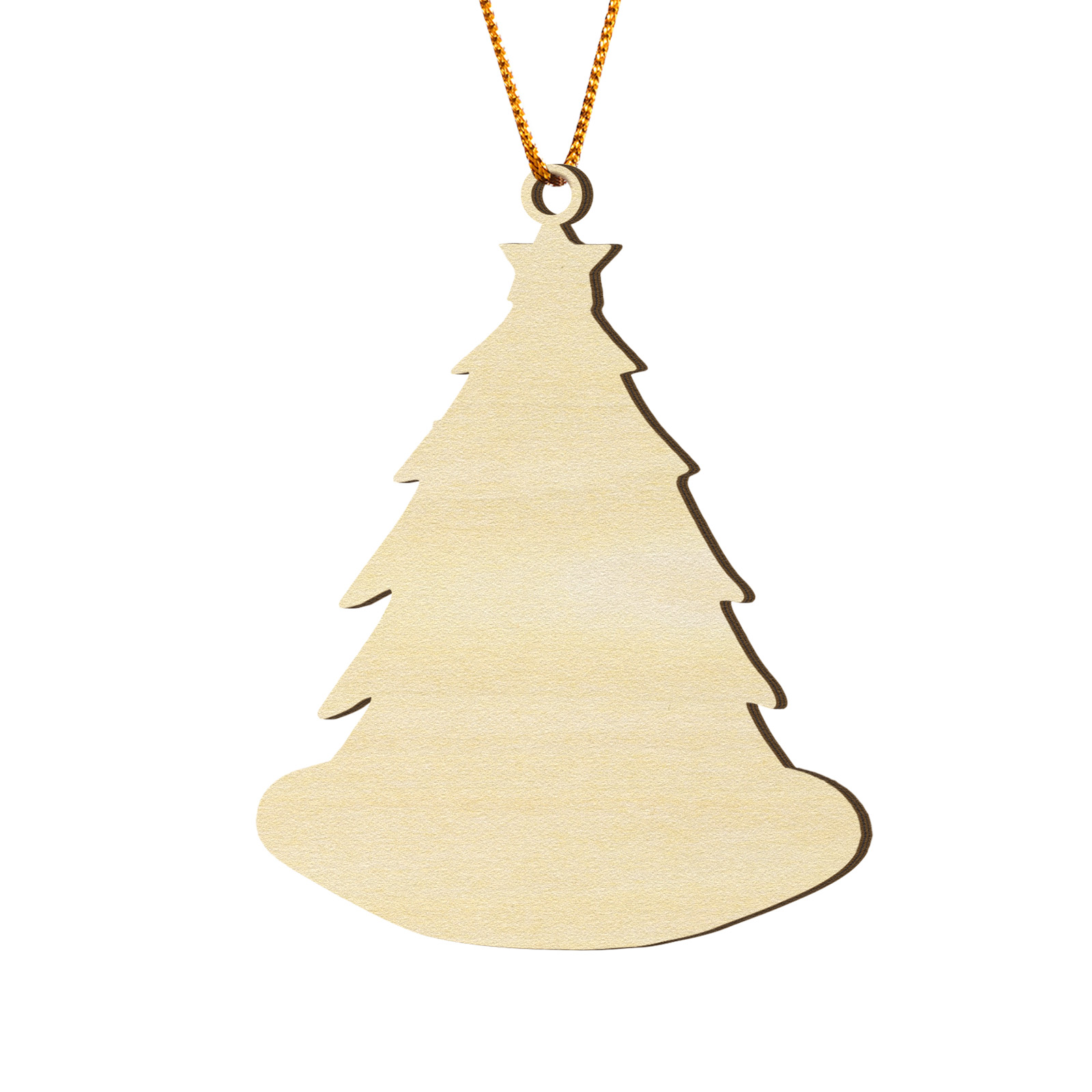 Personalised Wood Ornament Christmas Tree with Presents Ornament Custom 1 Family Name Gift-Jessemade AU