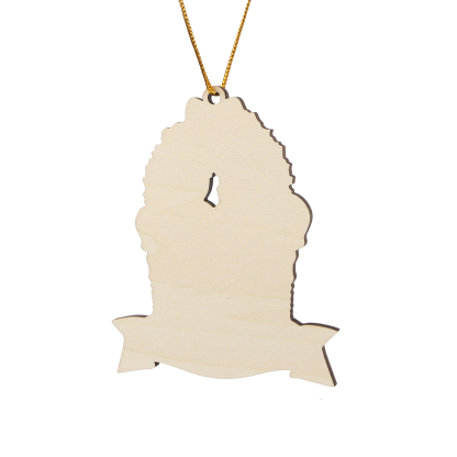 Personalised Family Wooden Christmas Ornament with Custom 4 Names Wreath Ornament-Jessemade AU