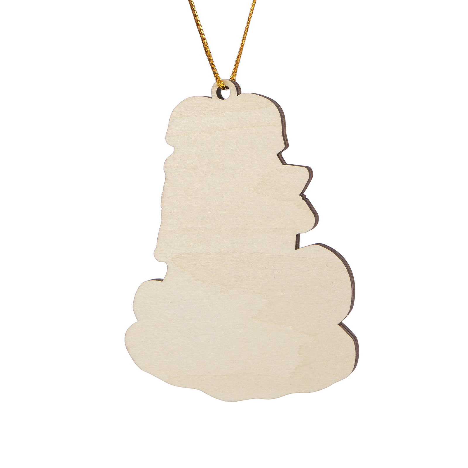 Snow Shoveling Family Personalised Wooden Christmas Ornament with Custom 4 Names-Jessemade AU