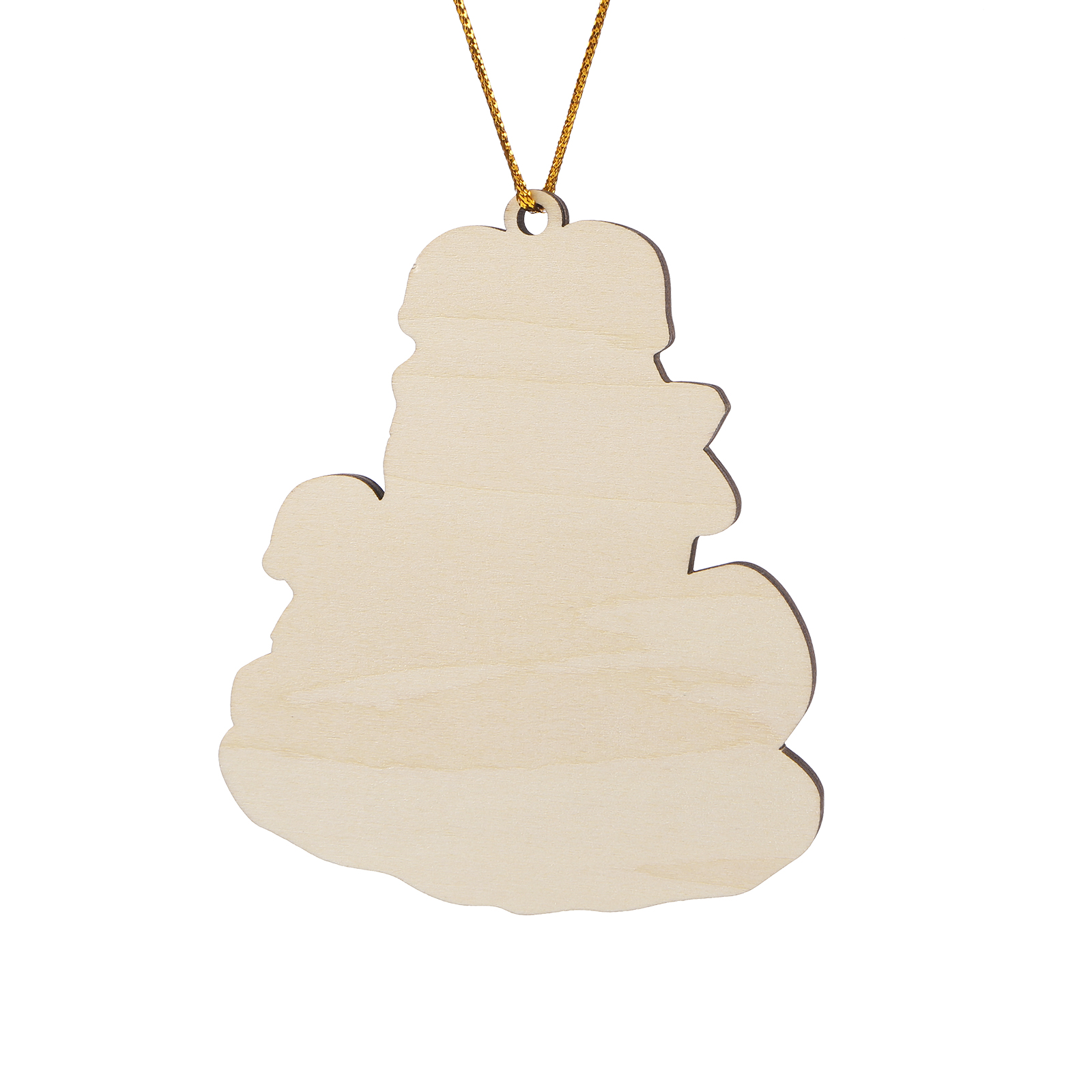 Snow Shoveling Family Personalised Wooden Christmas Ornament with Custom 5 Names-Jessemade AU