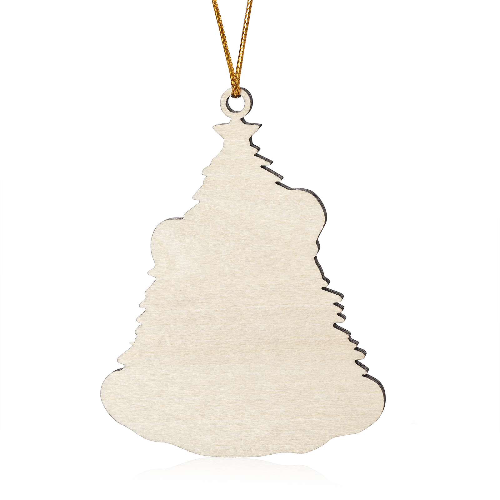 Personalised Christmas Tree with Presents Family Ornament Custom 5 Names Wood Ornament-Jessemade AU