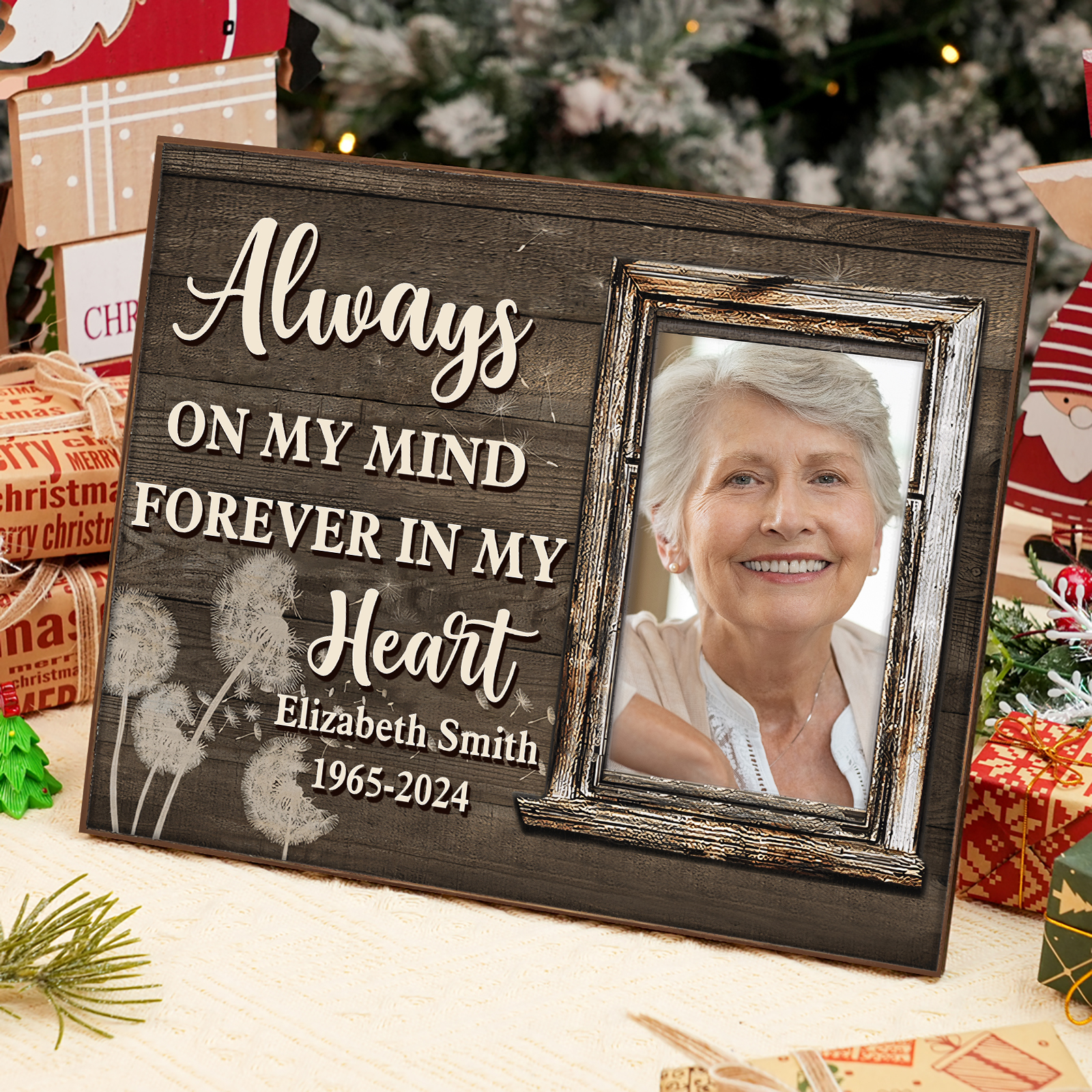 Personalised Memorial Frame with Photo Name & Year A Lasting Tribute-Jessemade AU