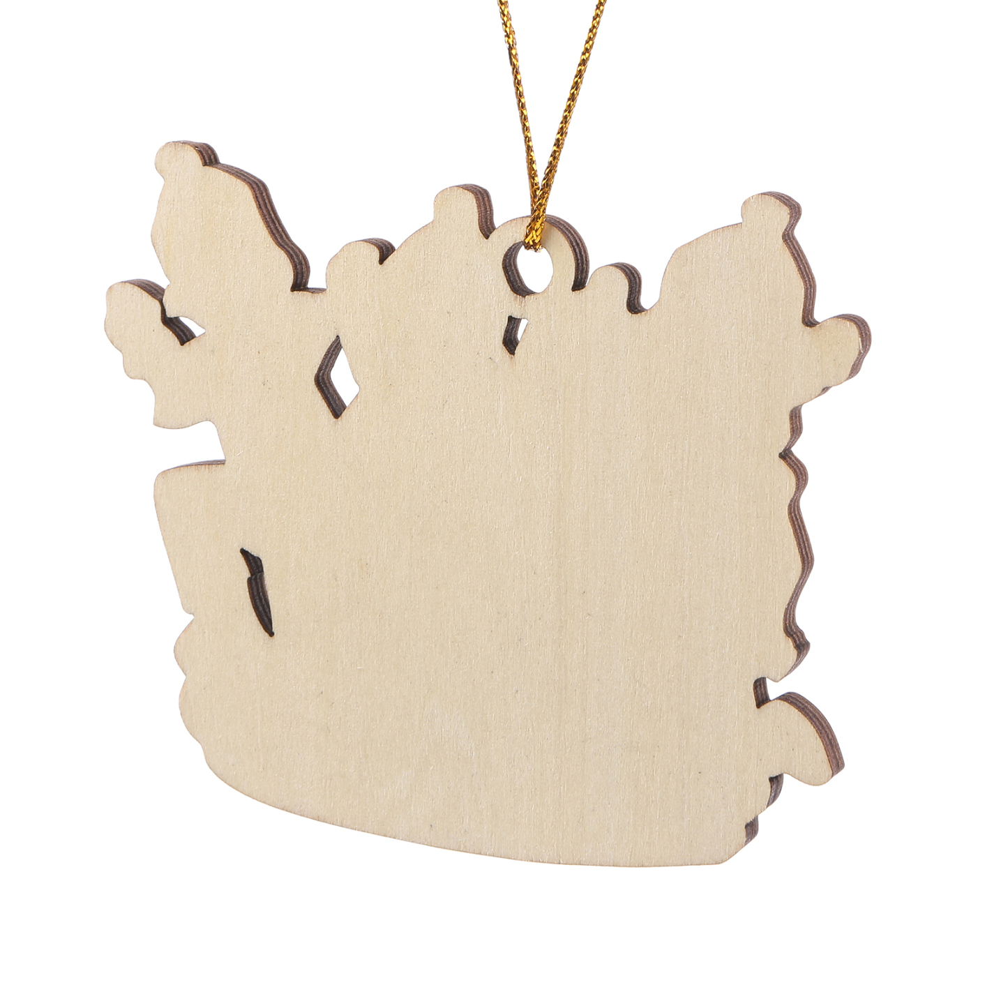 Personalised Wooden Family Ornament with Custom 6 Names Snowball Fight Christmas Decoration-Jessemade AU