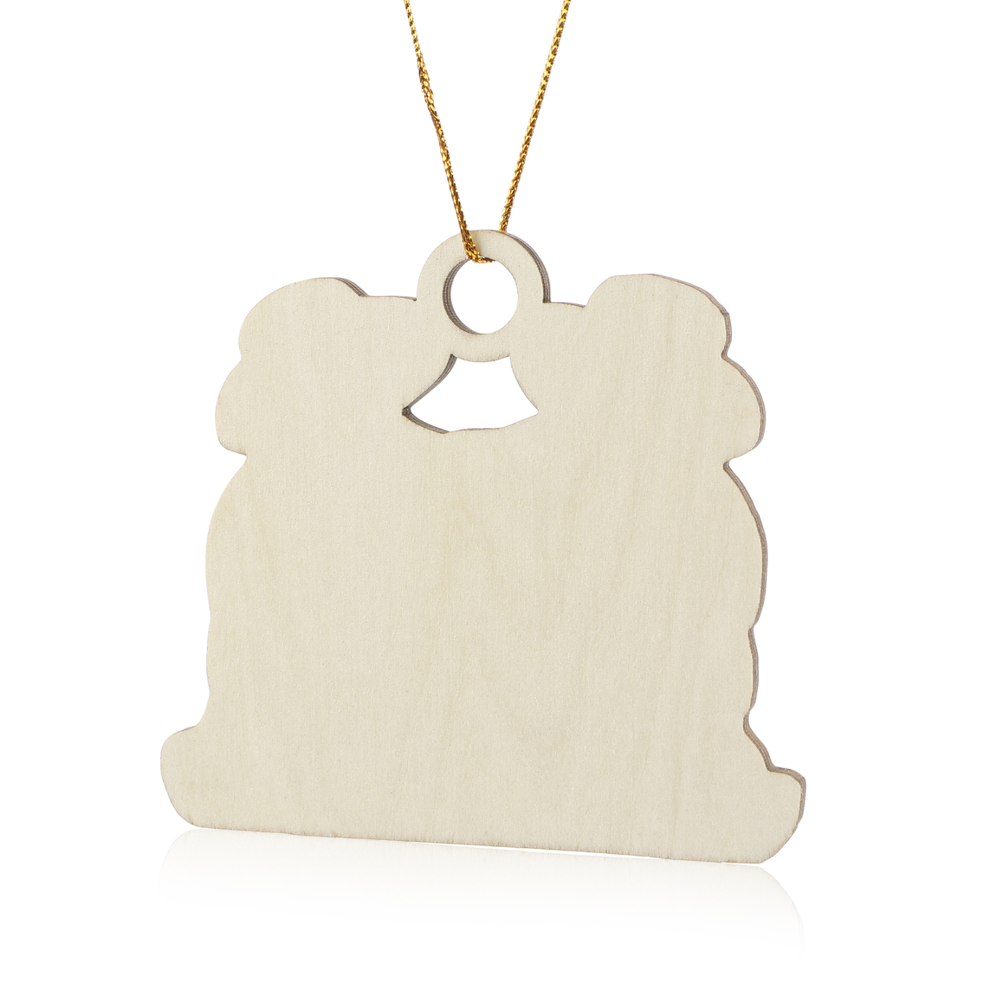 Personalised Beach Sandman Family Ornament Custom 1 Text & 3 Names Wooden Christmas Gifts-Jessemade AU