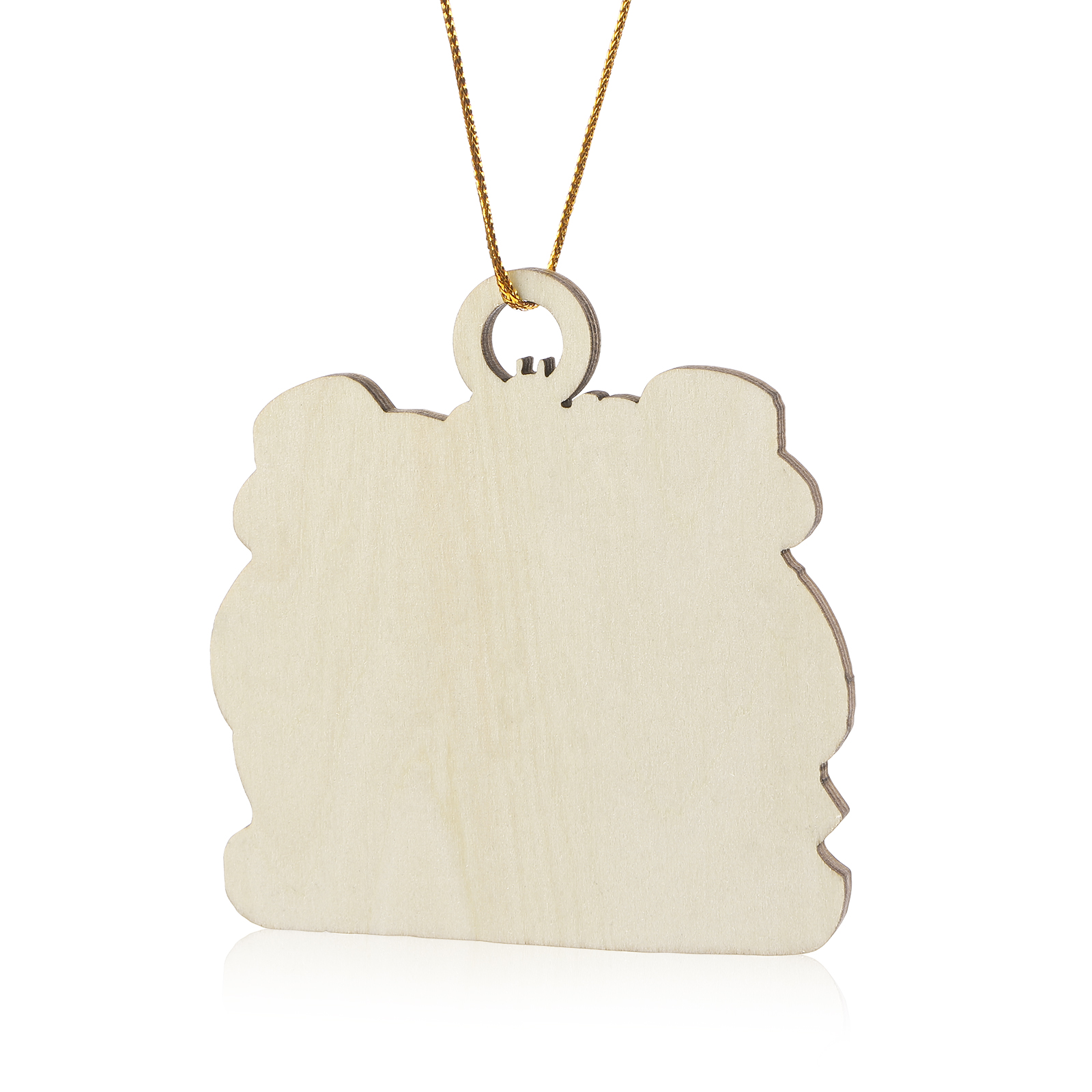 Personalised Beach Sandman Family Ornament Custom 1 Text & 6 Names Wooden Christmas Gifts-Jessemade AU