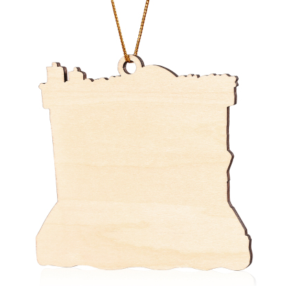 Personalized Christmas Pajama Ornament Custom 4 Names & Year Family Gift-Jessemade AU