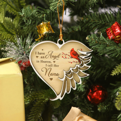 Personalised 1 Name Cardinal Memorial Ornaments Gifts for Loss of Loved One-Jessemade AU