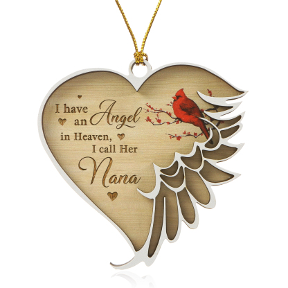 Personalised 1 Name Cardinal Memorial Ornaments Gifts for Loss of Loved One-Jessemade AU