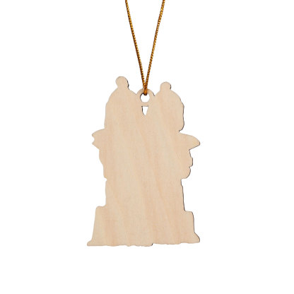 Personalised Snow Shoveling Christmas Ornament Custom Family Gift with 3 Names-Jessemade AU