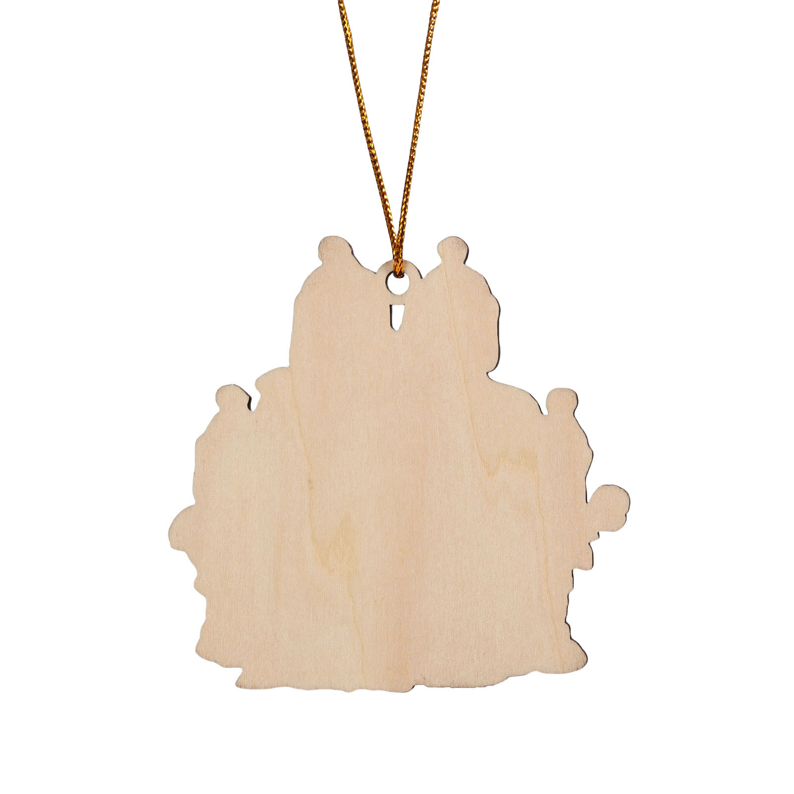 Personalised Snow Shoveling Christmas Ornament Custom Family Gift with 4 Names-Jessemade AU