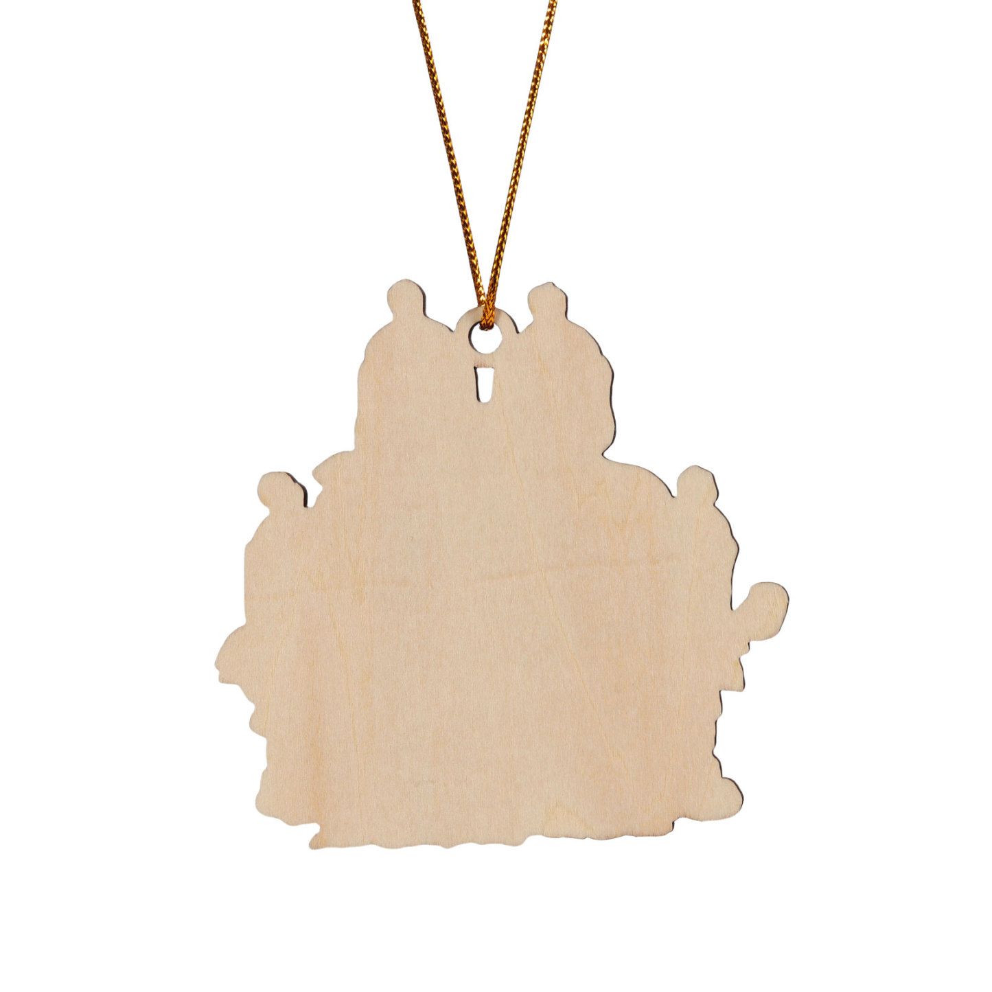 Personalised Snow Shoveling Christmas Ornament Custom Family Gift with 5 Names-Jessemade AU