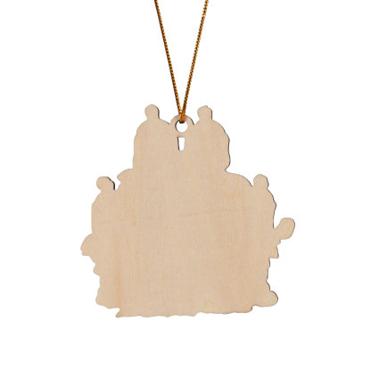 Personalised Snow Shoveling Christmas Ornament Custom Family Gift with 5 Names-Jessemade AU