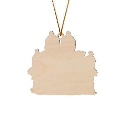 Personalised Snow Shoveling Christmas Ornament Custom Family Gift with 6 Names-Jessemade AU