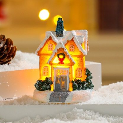 Charming Snowy House Decoration Perfect Christmas Gift for Families