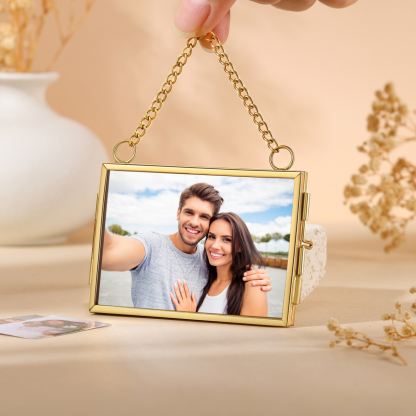 Personalised Mini Photo Ornament Custom Keepsake for Family Lovers and Home Gifts Christmas Stocking Stuffer