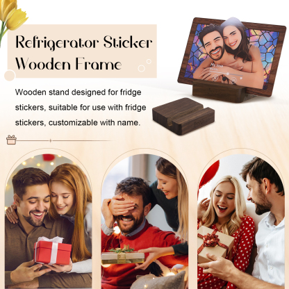 Wooden Base Display Stand Beech or Dark Walnut Romantic Gift for Family | Jessemde