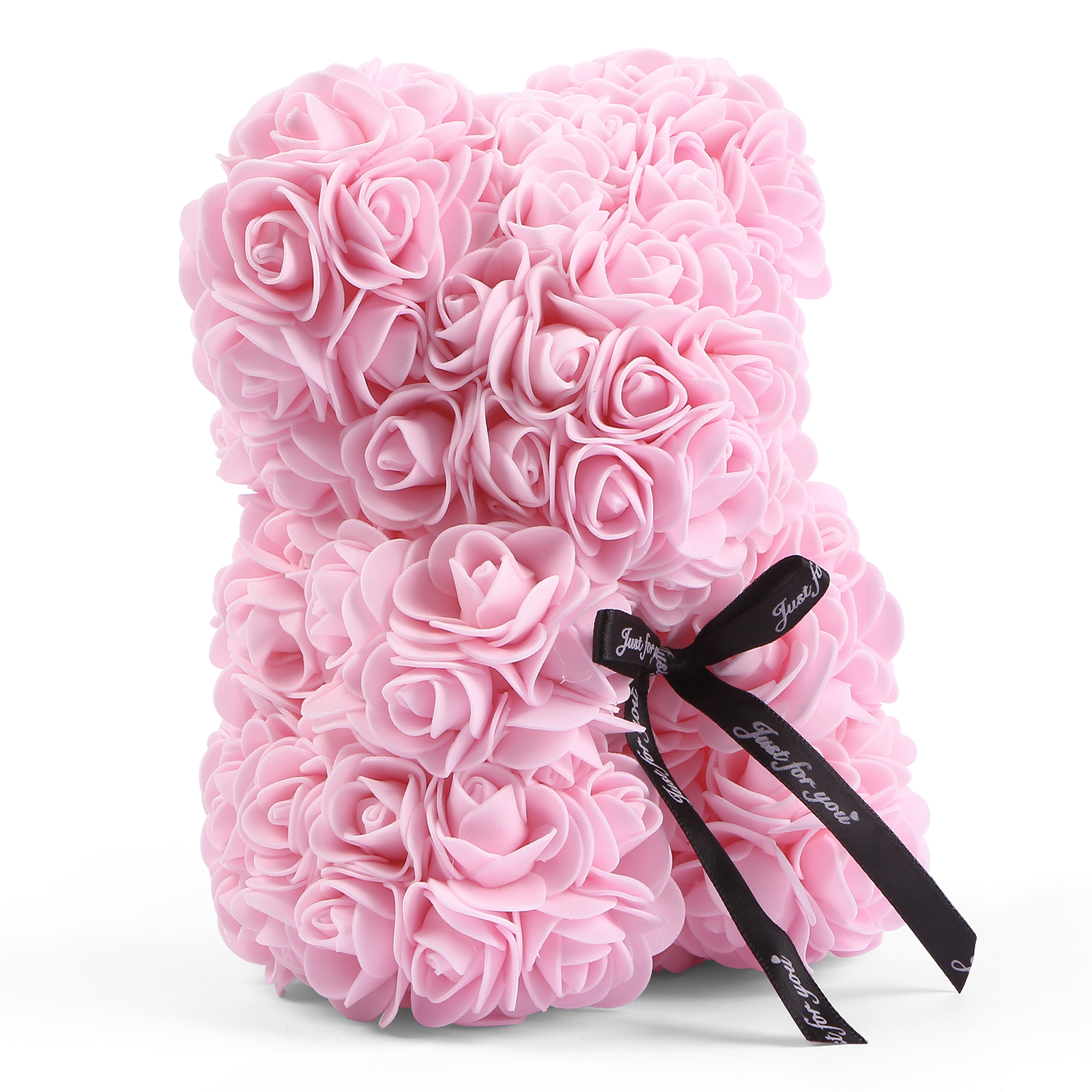 Rose Teddy Bear Artificial Flowers Rose Bear Teddy Decor Gift for Valentines Day Gift for Couple