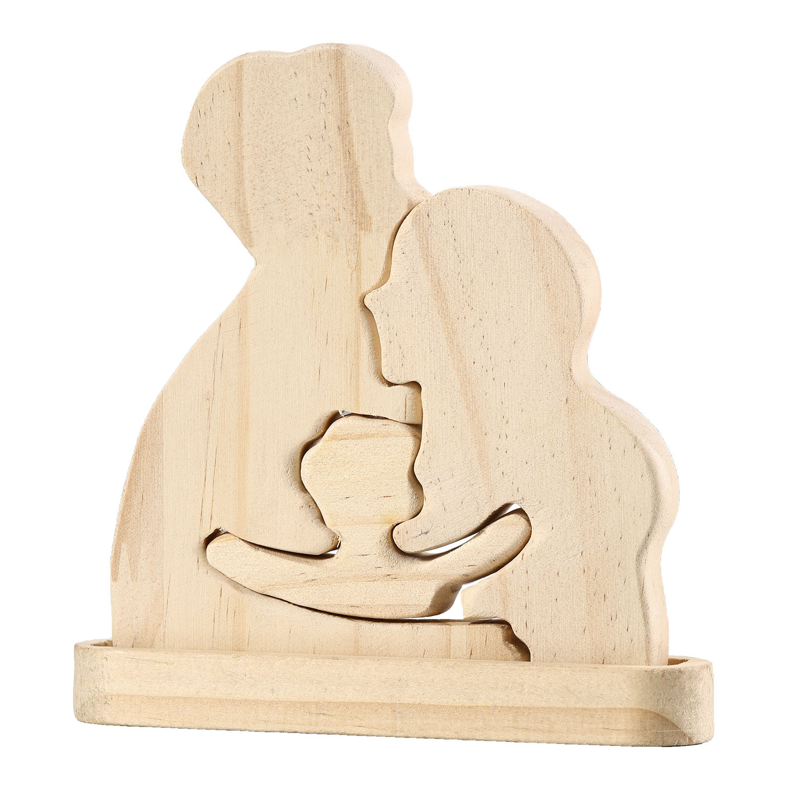 Personalised Puzzles with 2–5 Names Custom Family Wooden Puzzle Gift for Couple